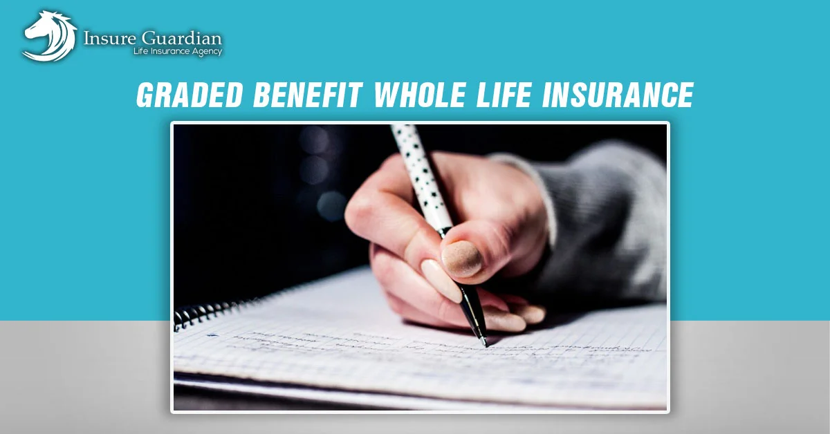 Graded benefit whole life insurance