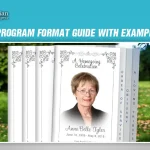 Funeral program format guide with examples and tips