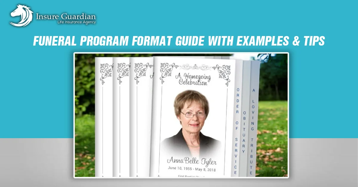 Funeral program format guide with examples and tips